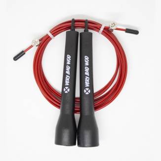 Corde à sauter noire JUMPY câble rouge - Very Bad Wod