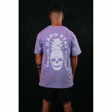 T-shirt TRAIN HARD STAY COOL violet - Very Bad Wod