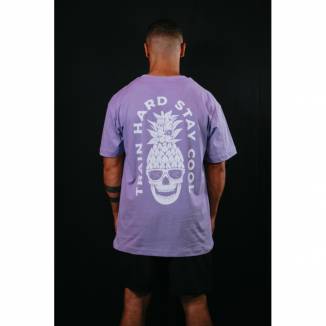 T-shirt TRAIN HARD STAY COOL violet - Very Bad Wod