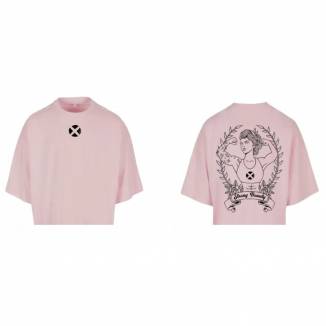 Crop top oversize STRONG BEAUTY rose - VERY BAD WOD