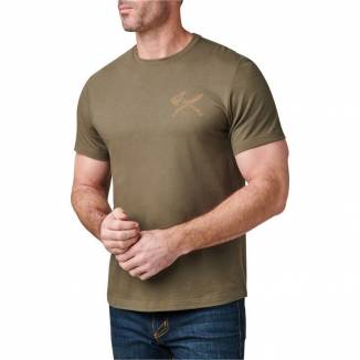 T-shirt CHOOSE WISELY TEE VERT - 5.11 tactical