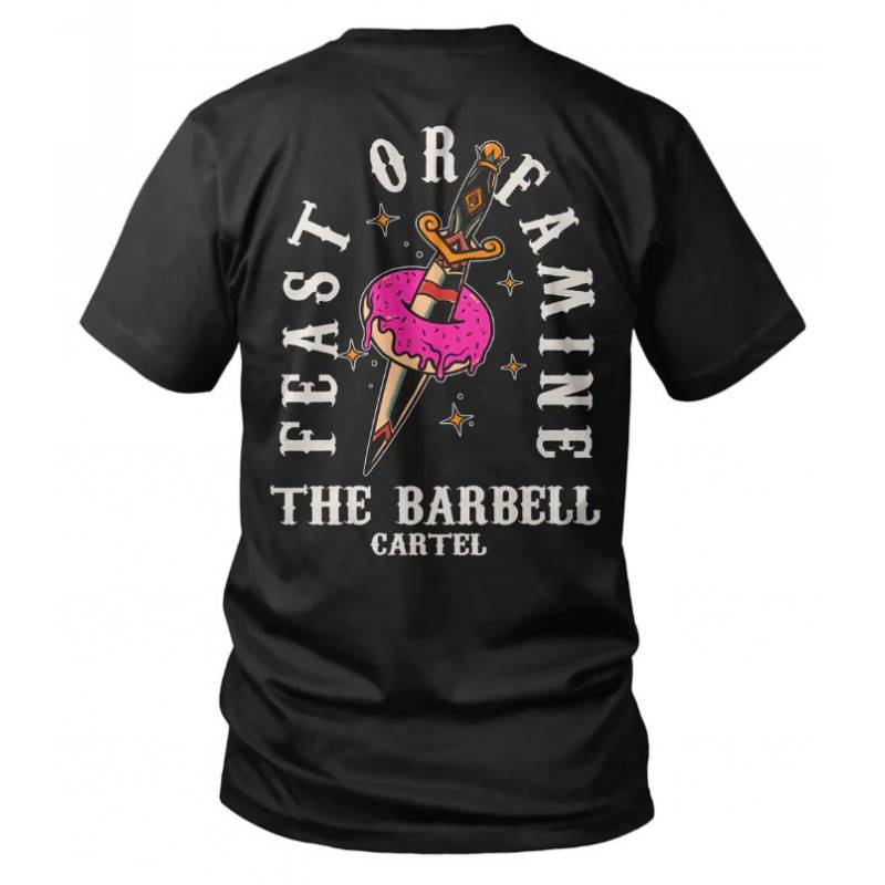 T-shirt Feast noir - The Barbell Cartel