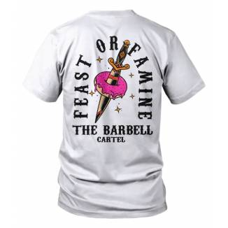 T-shirt Feast blanc - The Barbell Cartel