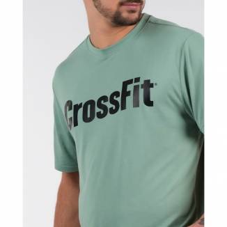 T-shirt homme CROSSFIT® PLAIN REGULAR vert shale - Northern Spirit