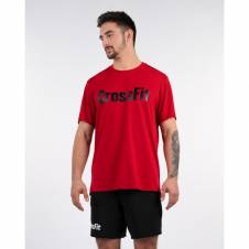 T-shirt homme CROSSFIT® PLAIN REGULAR rouge carmine - Northern Spirit