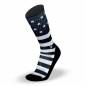 Chaussettes noires STARS AND STRIPES - Lithe Apparel