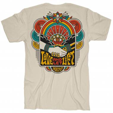 T-shirt LIVE AND LET LIFT - Rokfit