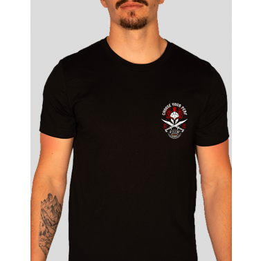 T-shirt unisexe Noir BARBELL TYCE - Tyce Brothers