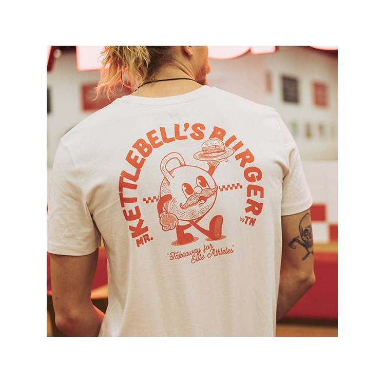 T-shirt Mr. Kettlebell burger  - Thundernoise