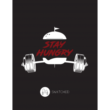 T-shirt Homme noir stay hungry - Snatched