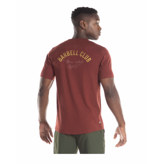 T-shirt Barbell State Of Mind marron - Virus performance