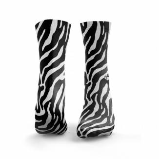 Chaussettes ZEBRA black and white - HEXXEE SOCKS