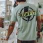 T-shirt unisexe THUNDER STRUCK- Rokfit
