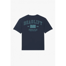 T-shirt deadlift oversize bleu - Thundernoise