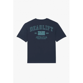 T-shirt deadlift oversize bleu - Thundernoise