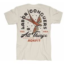 T-shirt unisexe LABOR CONQUERS - Rokfit