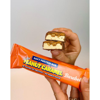 Barre protéinée VEGANE Caramel - (Soft Protein Bar Peanut Caramel) - Barebells